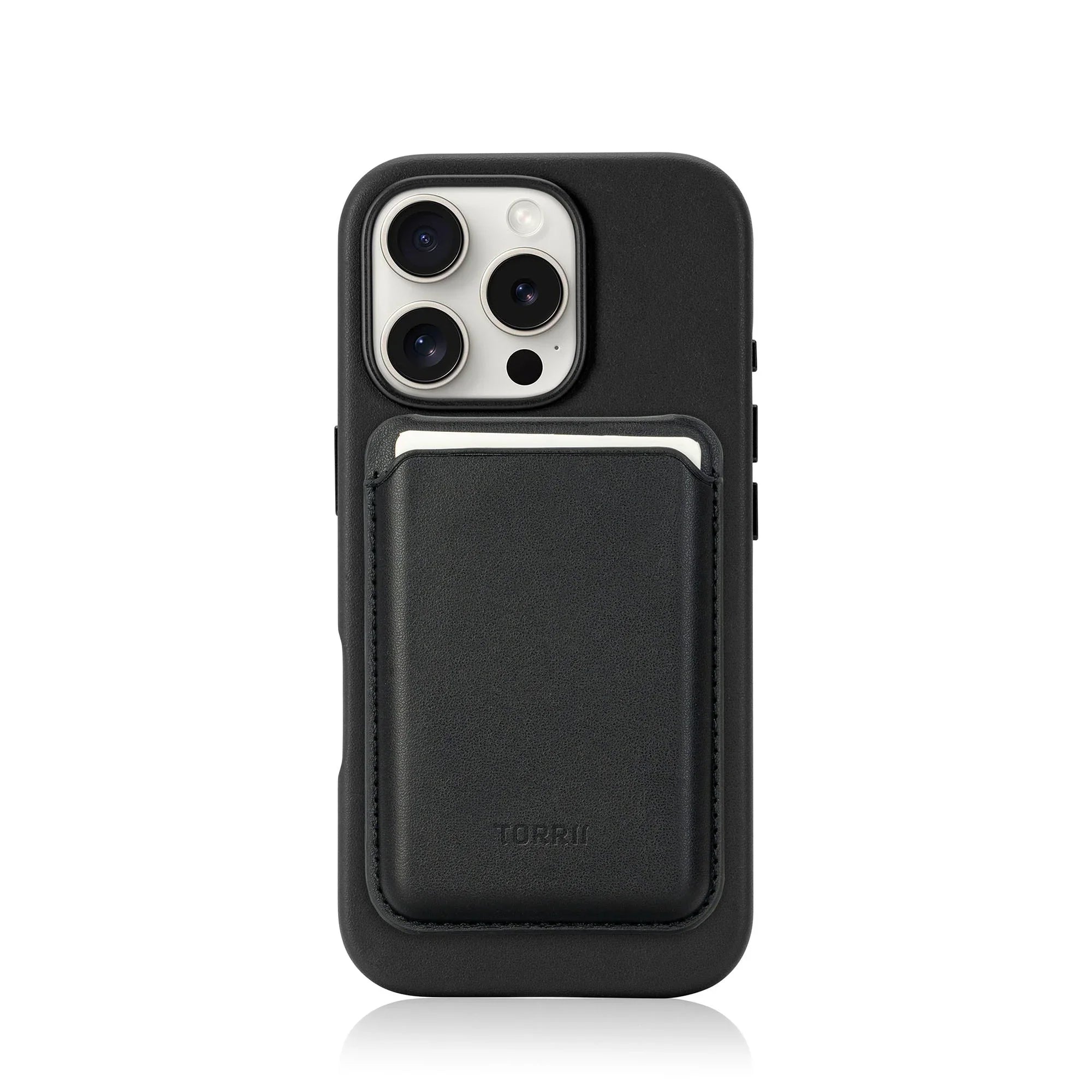 iPhone 16 Pro Torrii Koala MagSafe Case + Wallet Stand - Black - Tashqila iPhone 16 Pro Torrii Koala MagSafe Case + Wallet Stand - Black - Tashqila